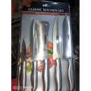 Pure Stainless Steel Set Of Kitchen Knives