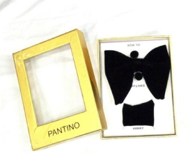 Bow Tie 3 In 1 Set Black