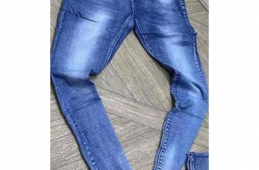 Mens Non Fade Blue Jeans