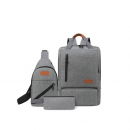 Trendy Grey Laptop Bag