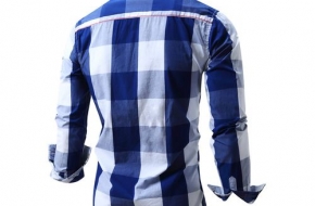 Fredd Marshall Men’s Long Sleeve Checked Cotton Shirt