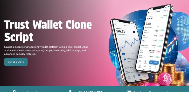 Next-Gen Trust Wallet Clone Script for Modern Crypto Apps